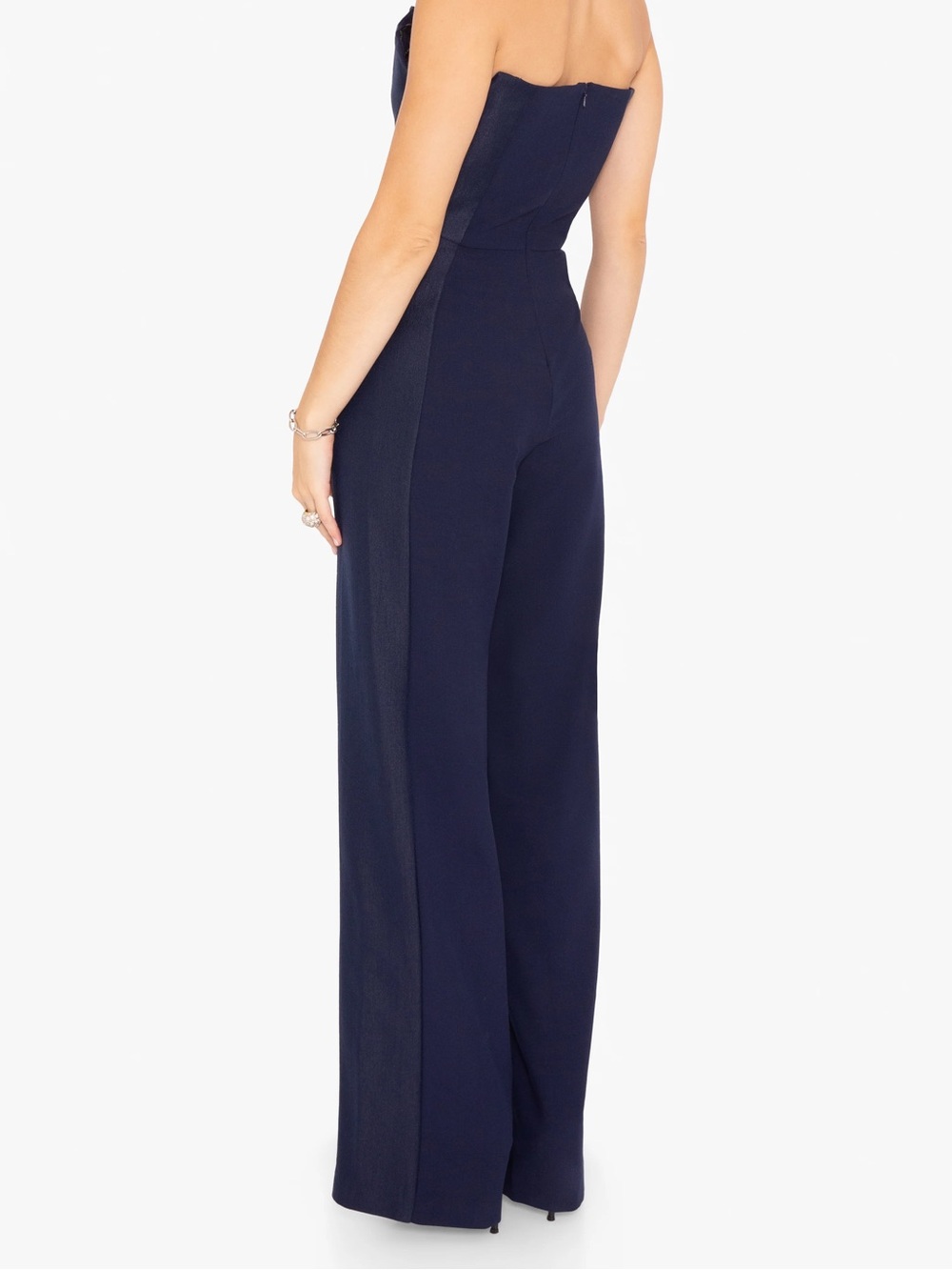 Black Halo Lena Navy Jumpsuit - Picture 3 of 10